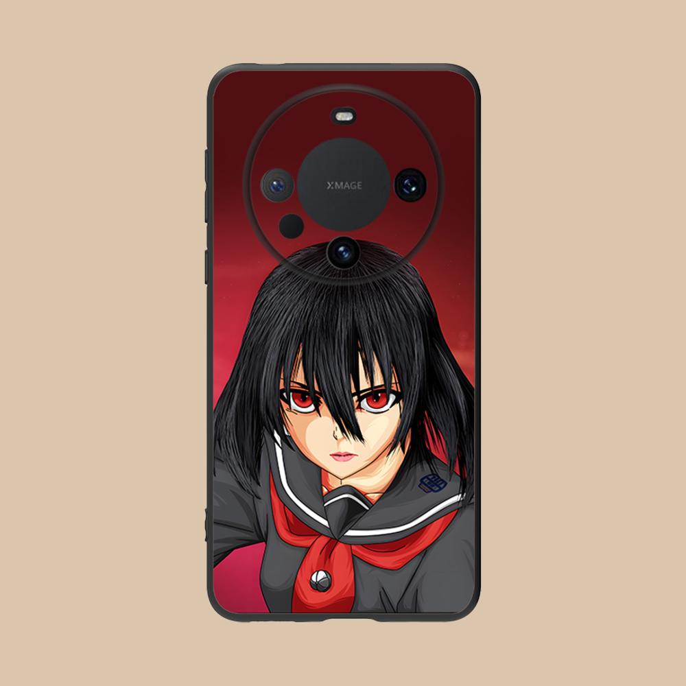 Akame Kurome Matte TPU Mobile Phone Case for Huawei Mate 60 50 40 30 20 10 Pro Plus Lite E 5G Colorful Printing Cover