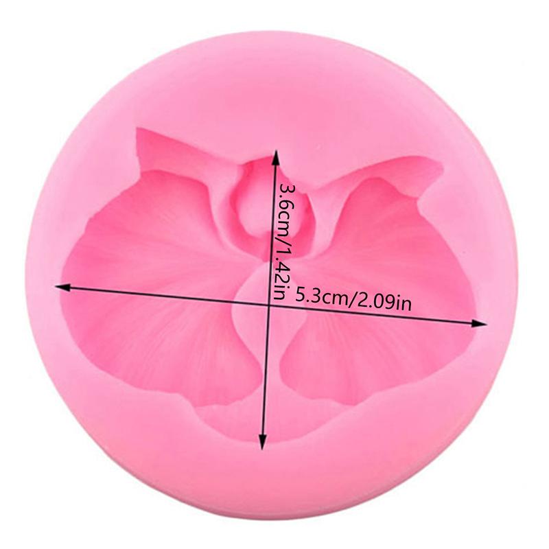 Orchid Silicone Mold Candy Clay Chocolate Candy Craft Mold Fondant Mold DIY Cake Decorating Tool Cupcake Decorating