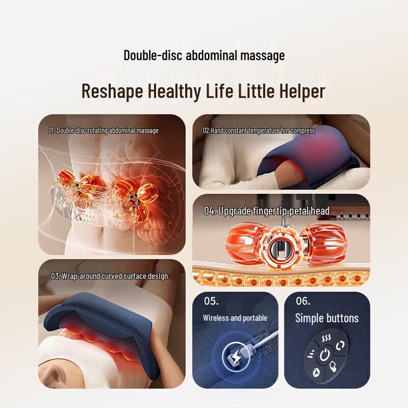 AUX Infrared Heating Waist & Abdominal Massager