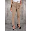 Women Clothing Casual Belted Elastic High Waist Harem Pants Long Trousers