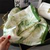 Floral Silk Imitation Scarf for Lady Neckerchief Bandanas Foulard Shawls Wraps Female Hairbands Fashion Floral Scarves