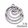 Mother's Day Charms For Bags Wave Water Drop Swirl Charms Pendant Audience Bag Pendant