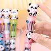 Kugelschreiber in Pandabär-Form Glattes Schreibgefühl Stift 10 Farben in einem Design Druckkugelschreiber für Schule Büro