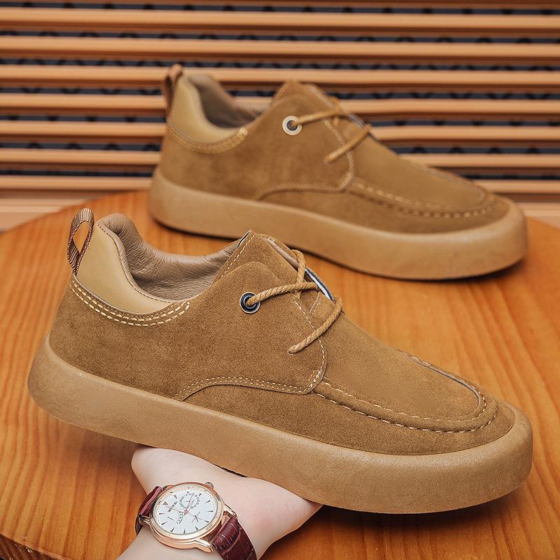 New Men's Shoes Fashion Trendy Work Shoes Business Casual Single Shoes Men's British Style Men's Board Shoes