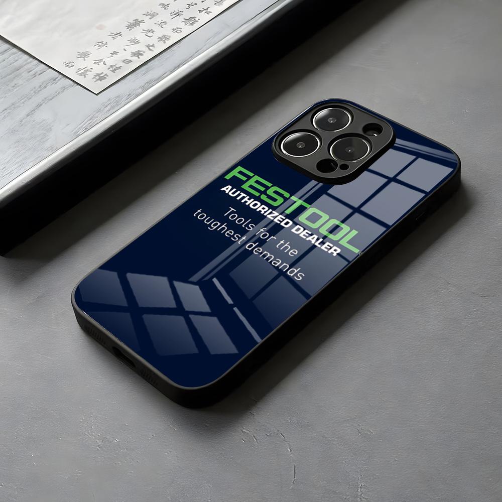 

Cool Toolbox Festool Phone Case Glass For IPhone 16 15 14 Pro Max 13 12 Mini 11 X XS XR Couple Gift 8 Plus For Samsung S 25 24 2 iPhone14 ProMax