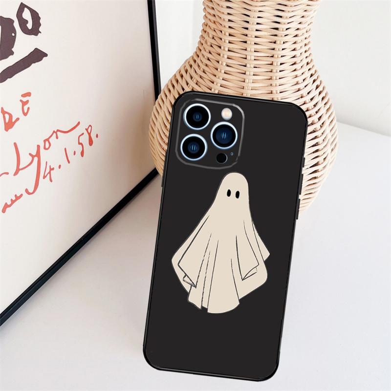 Geister Halloween Handyhülle Für iPhone 16 Pro Max 14 13 12 11 15 17 Pro Max mini 15 16 Plus 16e Rückseite