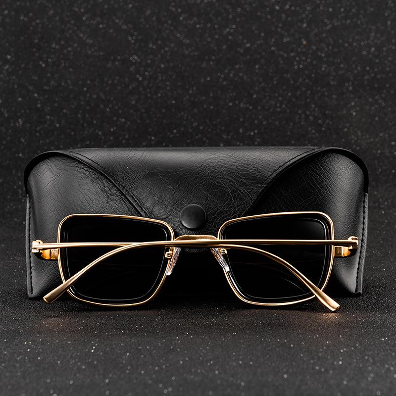 Vintage Steampunk Sunglasses Men Retro Metal Square Eyewear Trendy Sun Glasses Shades For Women Lunette De Soleil