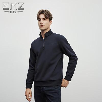 Erdos EMZ Men's Fleece-Lined Round Neck Pullover Sweatshirt 9D7500336