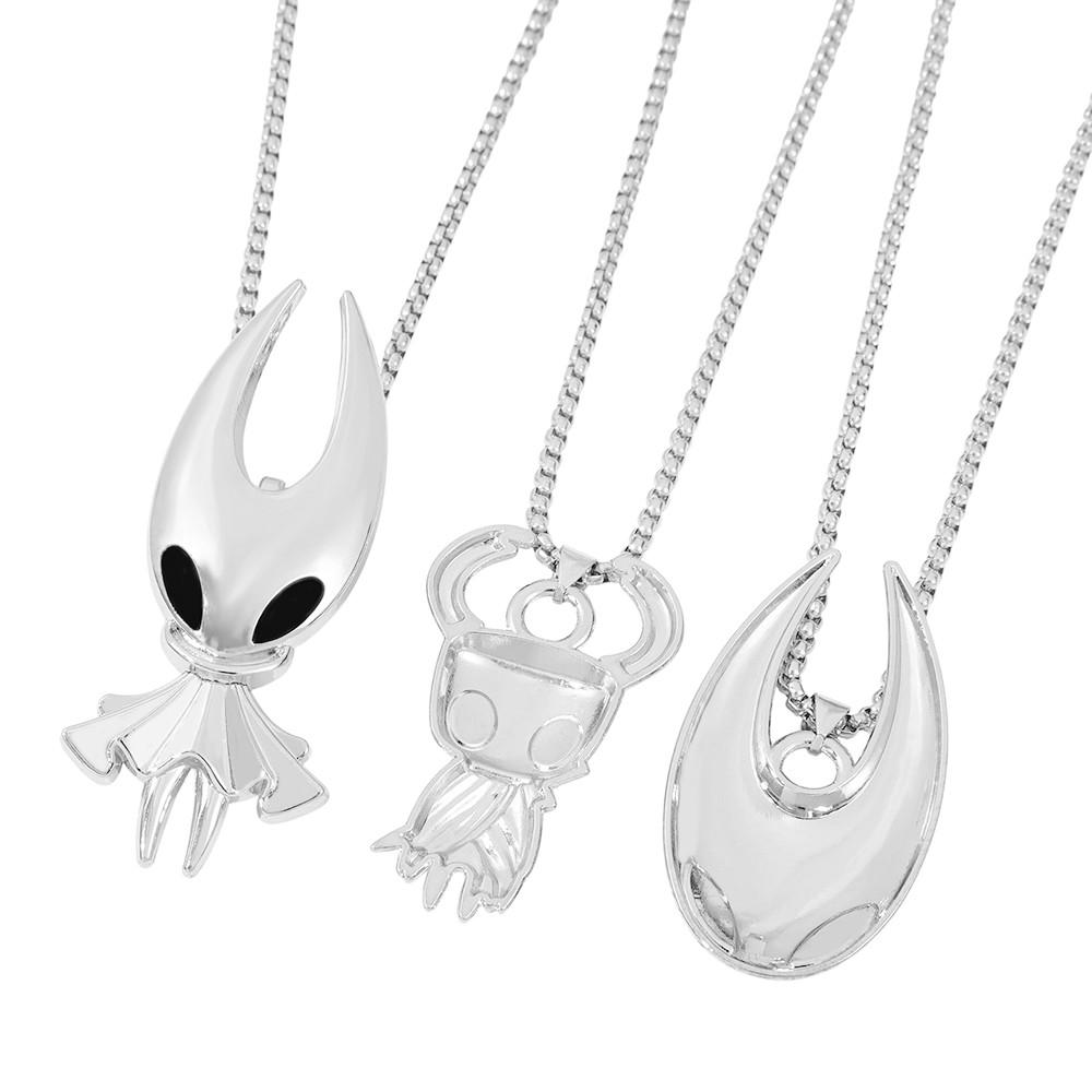 Modeschmuck-Accessoires für Gamer, Halskette im Hollow Knight-Design, beliebte Spiel-Silk Song Hip-Hop-Halsketten-Accessoires