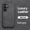 KEYSION Luxury Retro PU Leather Case for Samsung S25 Ultra 5G S25+Plus Soft Silicone+PC Shockproof Phone Cover for Galaxy S24 FE
