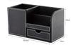 Amberotta Desktop Storage Organizer Multi-Purpose Pen Holder Office Stationery Black