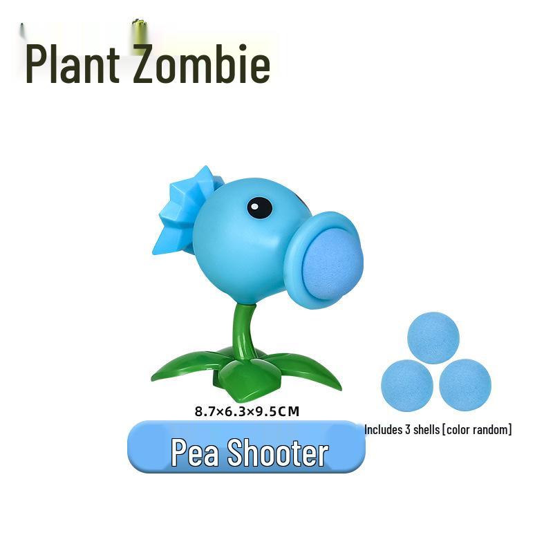 Plants vs. Zombies Toy Set: Machine Bug, Football Gun, Pea Pod, Carnivorous Plant Models