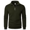 Uomo Autunno Inverno Uomo Felpa con Mezza Zip Collo Alto Manica Lunga Raglan Felpe con Cappuccio Calda Streetwear Cappotti da Lavoro Yasheng