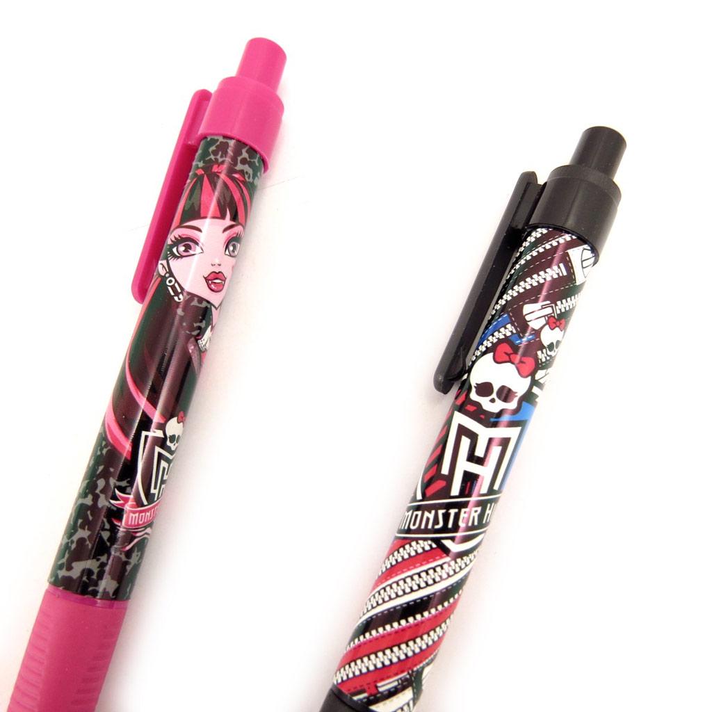 Monster high [L2495] - 2 stylos 'Monster High' noir rose