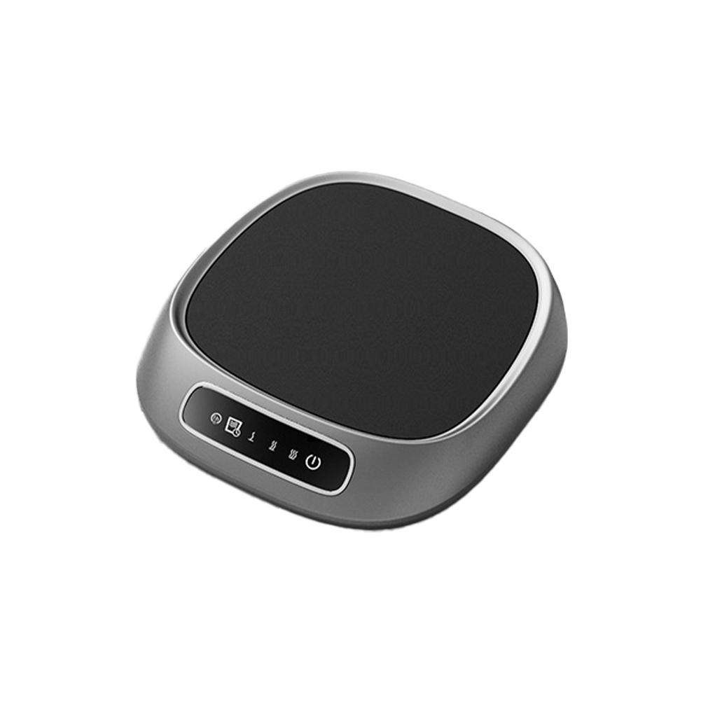 1Pc Cup Heater USB Coffee Mug Warmer Electric Milk Tea Cup Heating Coaster Cup Warmer for Home Office USB Voice Desk Cup Warmer серый