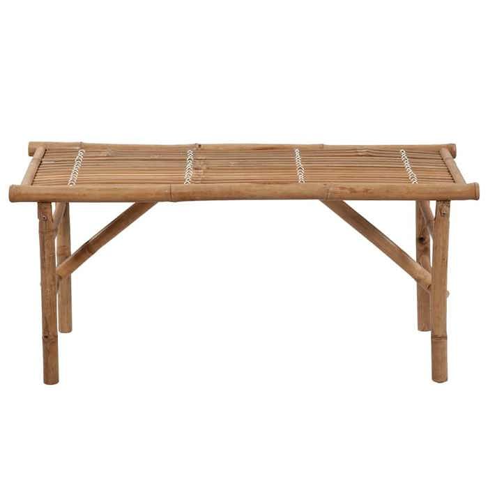 VidaXL Folding Garden Bench with Cushion Patio Bench Garden Furniture Outdoor Furniture Backyard Bench 3063857