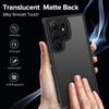 Hybrid Military Grade Shockproof Case For Samsung Galaxy S25 S24 S23 Ultra Plus Matte Translucent Black Hard Cover Soft Bumper