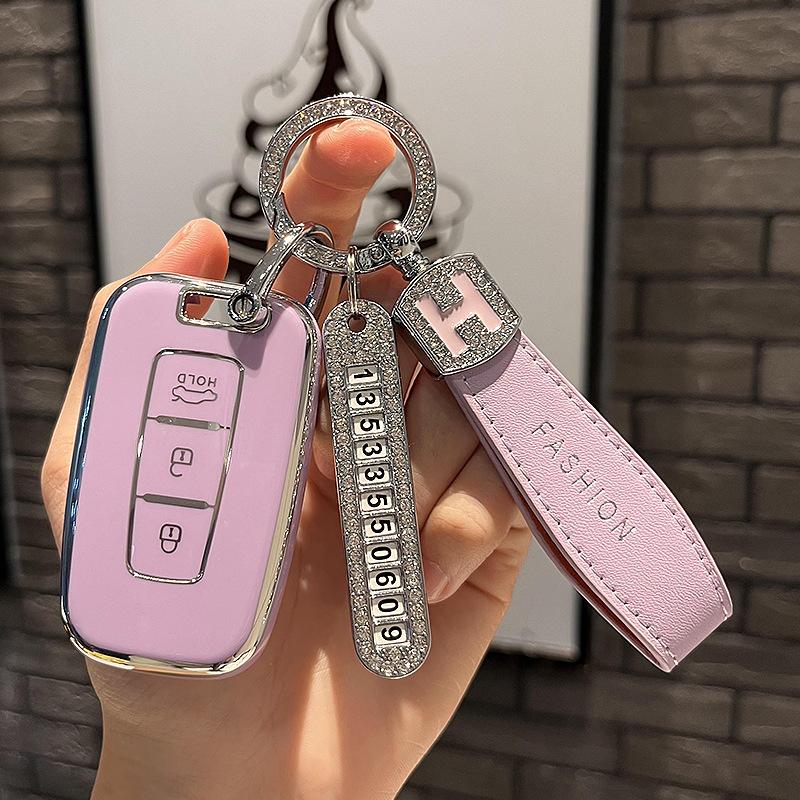 Anwendbar auf Kia Key Case Smart RunK2Fortek3Lion RunK5Pegask4Cachet/Sonata Autoschlüsselhülle