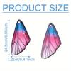 20/40/60pcs Butterfly Wing Pendant Dragonfly Insect Resin Pendant, Used for DIY Earrings, Bracelets, Jewelry Making