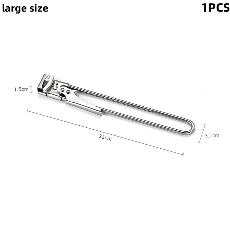 Adjustable Multifunctional Stainless Steel Bottle Opener Stainless Steel Lid Opener Labor-saving Bottle Opener Kitchen Tool