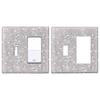 Switch Panel Sticker Rhinestones Socket Frame Wall Plate Cover Bling Plug Outlet Glitter Crystal Home Decoration Living Room