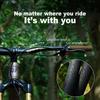 WFS World Map MTB Grips Single Clamp Ergonomic Mountain Bike Handlebar Grips Comfortable Vibration Damping for and Downhill Blue Lock-On – Non-Slip –