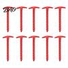 Tent Pegs Set 10Pcs Plastic Screw-in Stake, Heavy Duty T-shaped Canopy Peg, Stakes Windproof Spiral Ground Stake for Outdoor Camping Hiking Garden