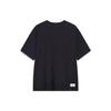 Li-Ning Sports Trend Series Letter Print T-Shirt Men Tops Black AHST459-4