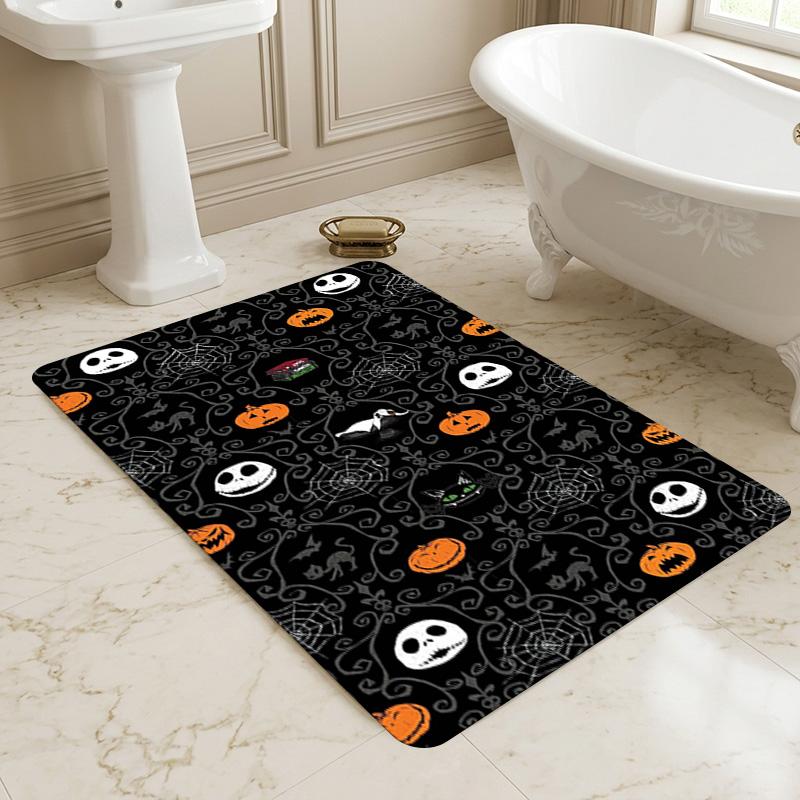 Halloween Night Living Room Non-Slip Area Rug Soft Carpet for Bedroom Game Playroom Sofa Office Home Decor Doormat Christmas Gift C9211607