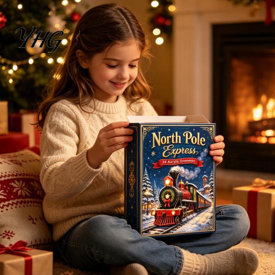 Advent Calendar for Girls Transportation Vehicles 2026 Kids, 24 Day Christmas Countdown Set with Collectible Acrylic Mini Vehicle Figures Holiday