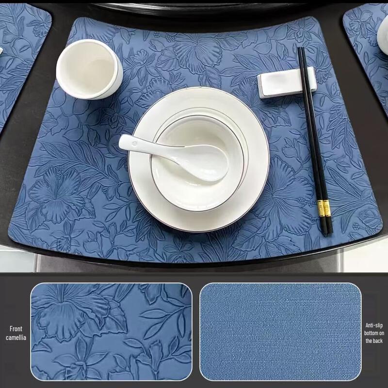 New Chinese Style Fan-Shaped Placemat Set