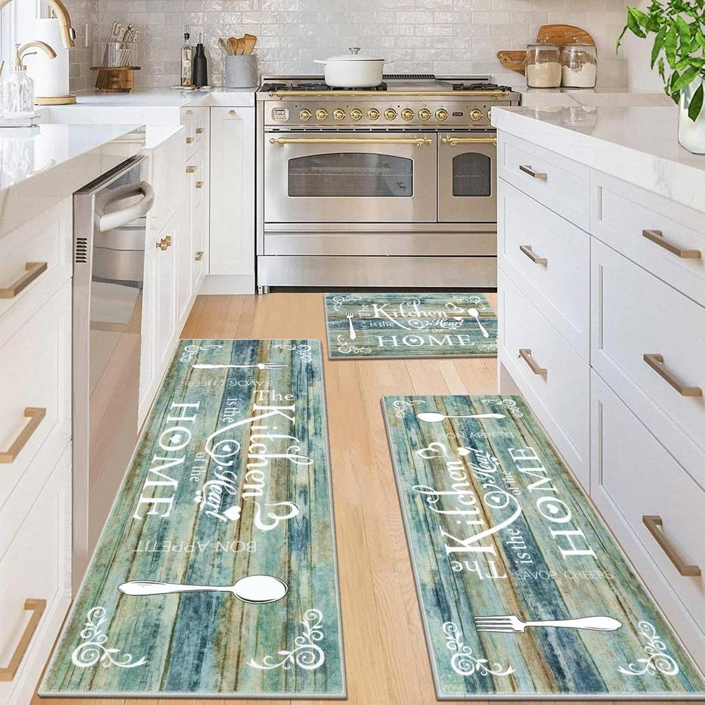 Kitchen Floor Mat  Non-slip Area Rug Home Decoration Wear-resistant Carpet Room Decor Foot Mats Alfombra De Cocina