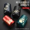 Brass Tea Ceremony Accessory Holder Set Six Tools Organizer Desktop Pen Cylinder Study Room