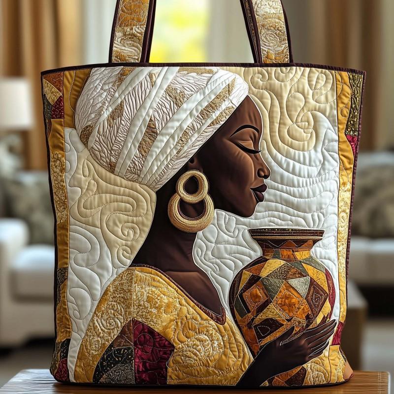 Girls Fashion Tote Bag Digital Print Quilted Shoulder Medium Size Street Style