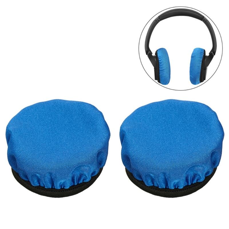Universal Fit Headphone Dust Covers Reusable Fabric Ear Cups Ear Covers for Aviation, Gaming, and Racing Headsets