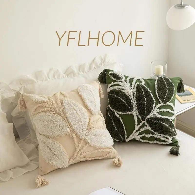 2026 New 45x45CM Beautiful Flower Pillowcase For Living Room Bedside Sofa Car Backrest Office Decoration Pillow Cushion Cover