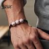 Black Cord Sports Bracelet 4 Pcs Balls Braided Rope Bracelets Adjustable String Bracelet Handmade Woven Team Jewelry Gifts for Men Women Simple