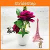 Artificial Elegant Flower Rose Potted Plant Bonsai For Home Celebration Gift And