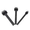 3PCS Leather Hole Puncher Stitching Punch Tool 4mm 2Celsius4Celsius6 Holes High Carbon Steel Leather Craft Punching Tool