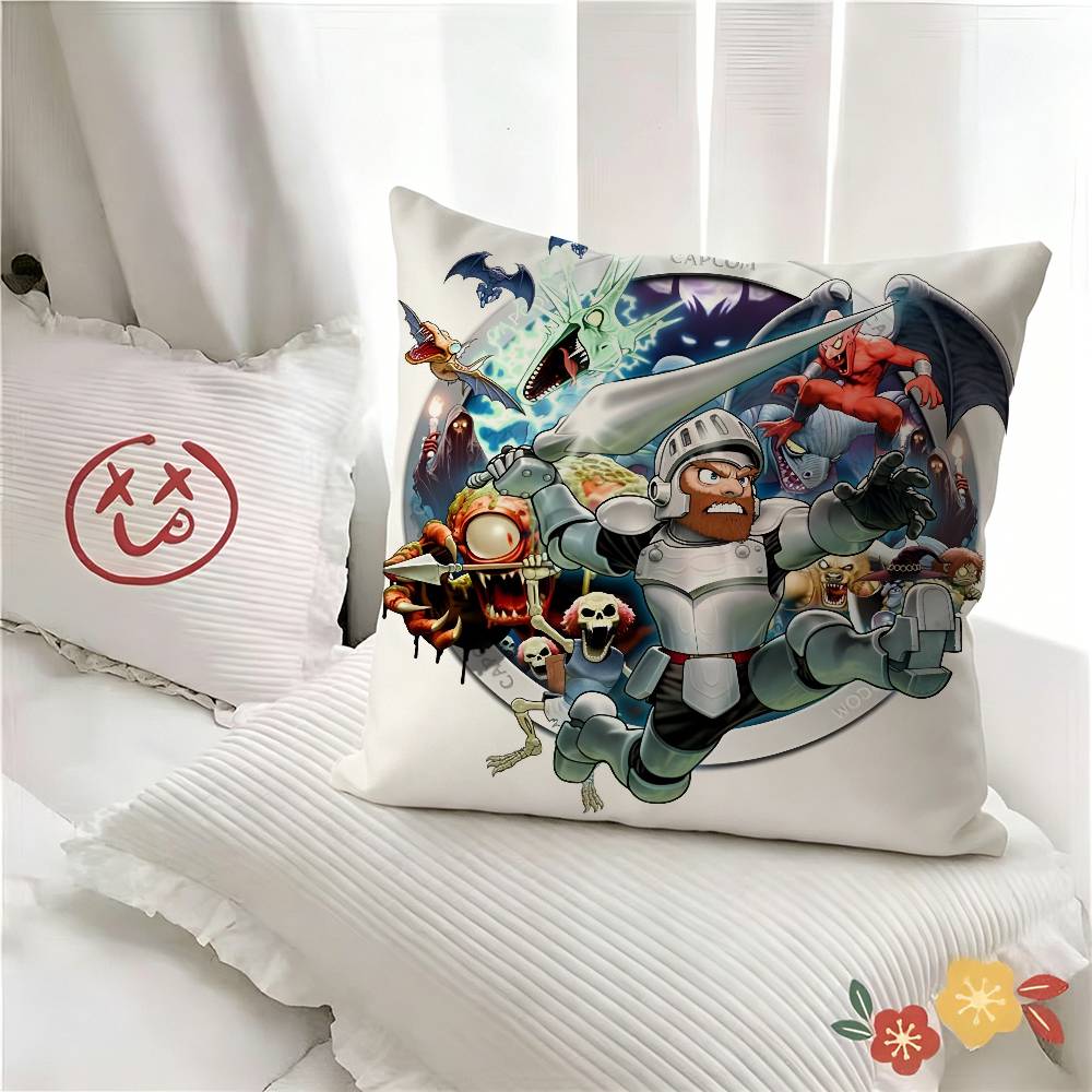 Stück Goblins N Ghosts Kissenbezug Mode Quadratischer Kissenbezug Schlafzimmer Sofa Raum Ins Dekoration Freizeit