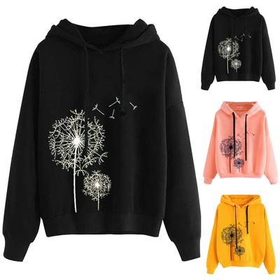 2025 Autumn and Winter New Korean Version of the Letter Hooded Fleece Jacket Top Loose Lazy BF Student Pullover Sweater Women