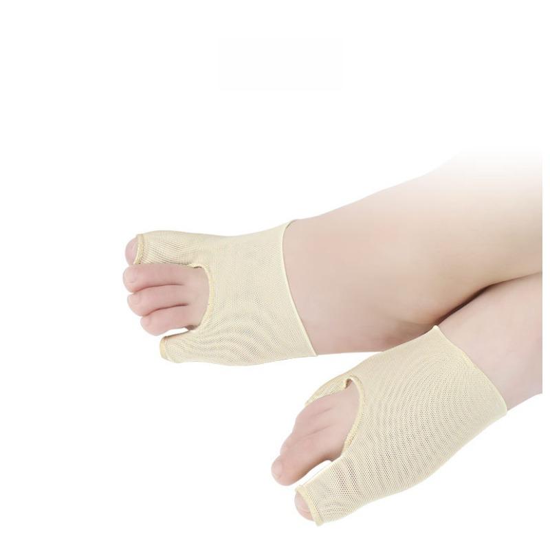 Separation av tummens utåtvridning, Korrigering av lilltåns deformation, Åtdragning av tvärvalvet Aktivt fotskydd, Dag och natt