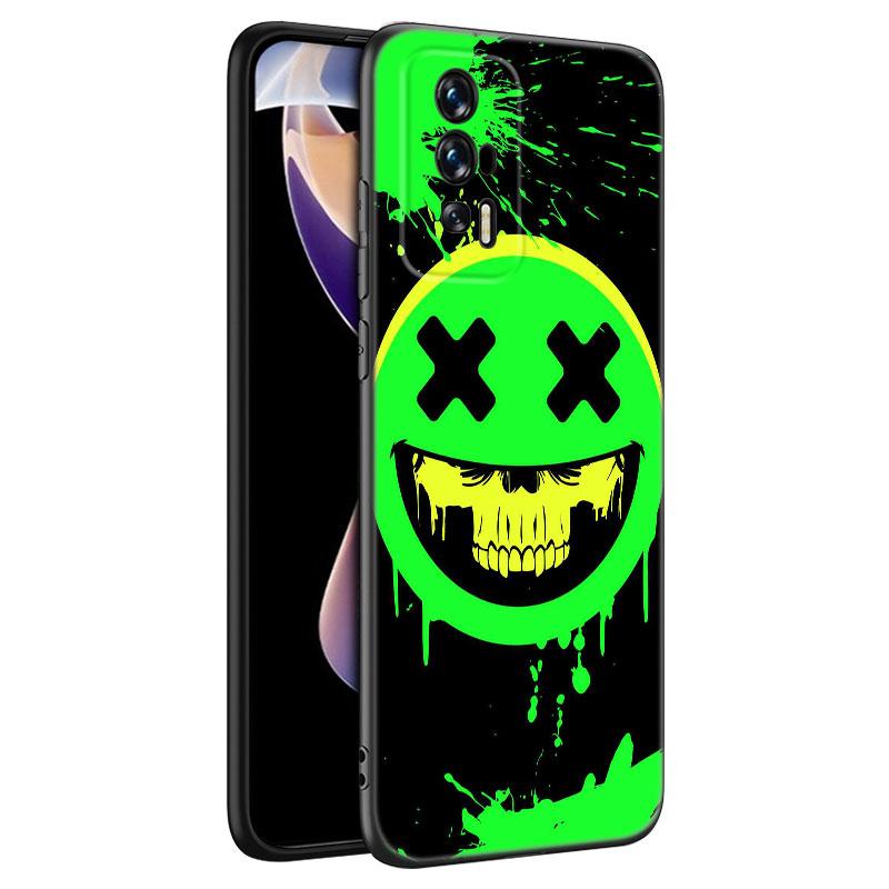 

Силиконовый чехол для телефона Deadly Evil Smile Black для Xiaomi Redmi 7A 8A 9A 10A 11A 9C 10C 12C 13C 11 Prime A1 A2 + 12 4G Note 9T 12R Redmi Note 9T