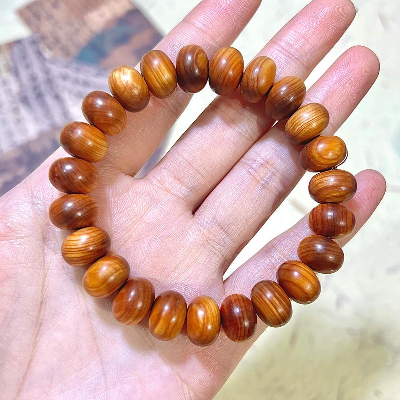 Aged Taihang Cypress Beads: Natural, High-Oil, Handcrafted Play Beads for Men & Women