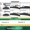 Universal Frameless Silent Wiper Blade for MG7/MG7L Luxury Edition