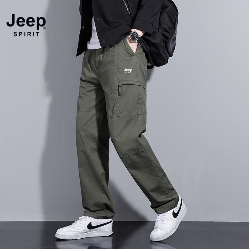 JEEP SPIRIT Men's Casual Outdoor Cargo Pants