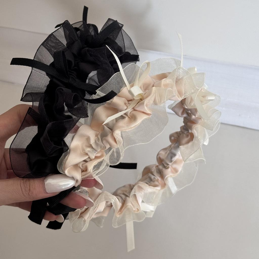 Headband hair accessories band for women girl korean bow vintage Designer  new in popular kpop sweets hoop leading fashion