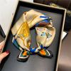 New 100% Natural Real Silk Scarf Fashion Women Summer Beach Small 53*53cm Neck Scarves Shawl Bandana Hijab Pashmina Poncho 2026