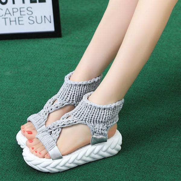 Sandals Women Shoes Sandals Platform Slippers Gladiator Bottom Shoes Women