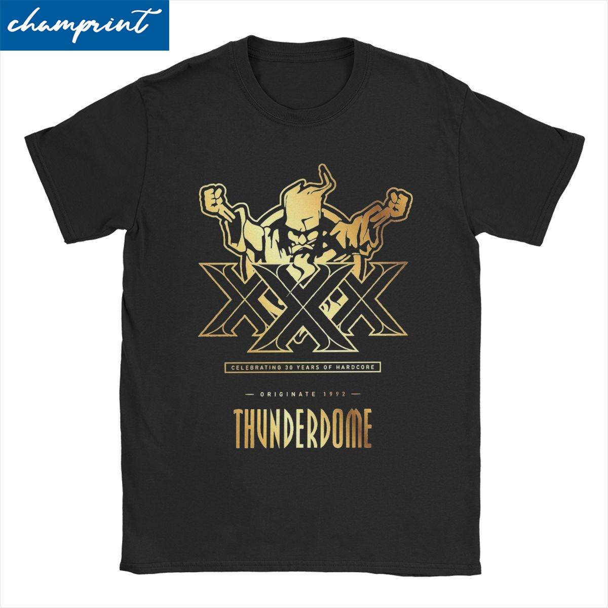 

Мужская женская футболка Thunderdome 30 лет, женская футболка унисекс, винтажные футболки с коротким рукавом, футболки с круглым вырезом, хлопковая праздничная одежда